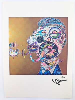 TAKASHI MURAKAMI Original Vintage Art Print Lithograph Signed Limited with COA