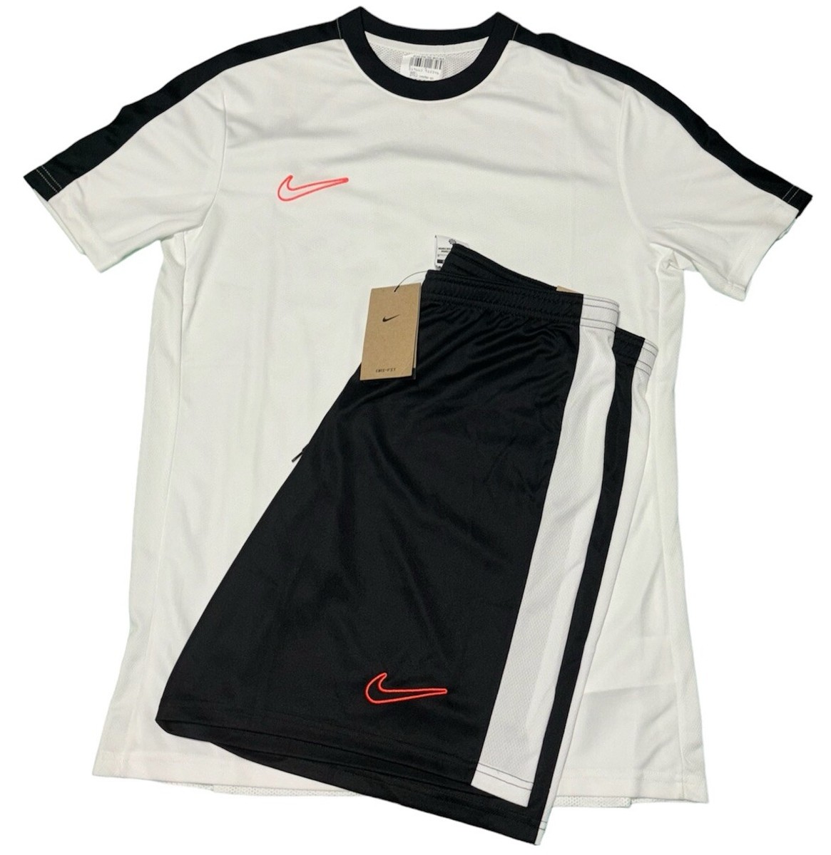 Nike Dri-Fit Matching Set Academy Pro (Sizes: S,M,L) White Black T
