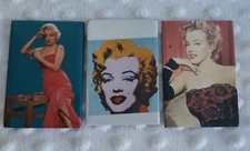 Vintage Marilyn Monroe Refrigerator Magnet Lot 3 Color Ata Boy Inc Estate Warhol