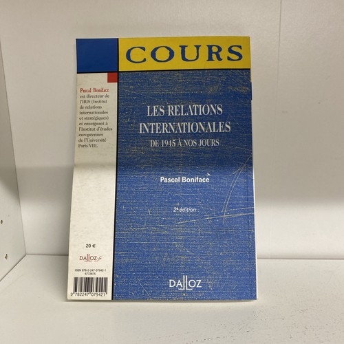 Les relations internationales de 1945 à nos jou... | Book | M5 - Foto 2 di 2