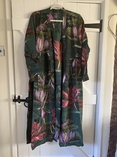 ⭐️ One Hundred Stars Kew *indian Lily Forest* Duster Coat Kimono Jacket New Bnip