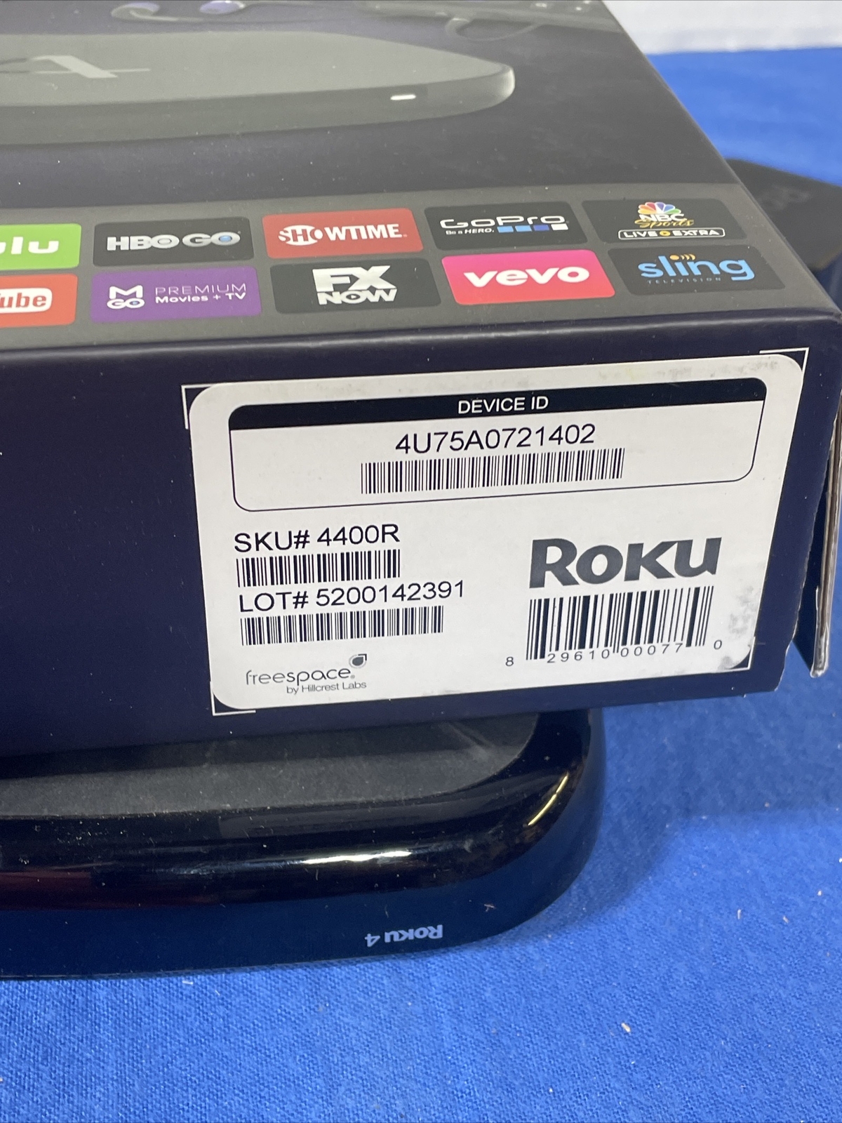 Roku 4 Streaming Media Player 4K Ultra HD