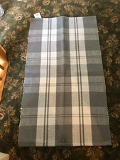 Kirkland's Buffalo Check Scatter Rug ~ 27" x 45" ~100% Cotton ~ NWT