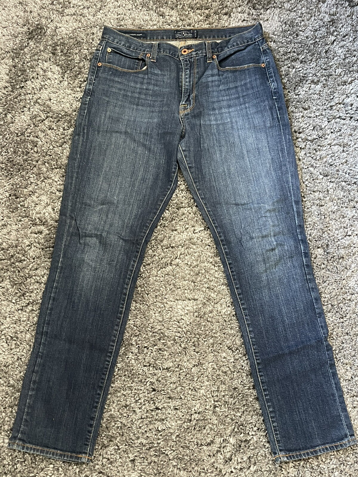Lucky Brand Jeans 10 Authentic Skinny Size 33x32 Men's Denim eBay