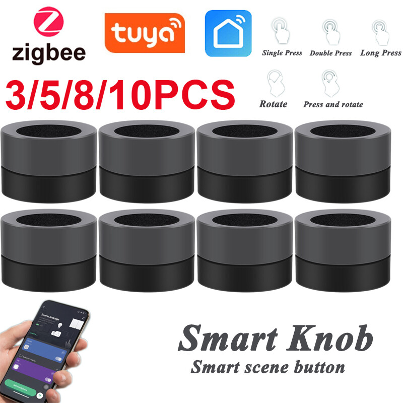 Zigbee Smart Knob Switch Wireless Remote for Tuya Smart Home Scene Control