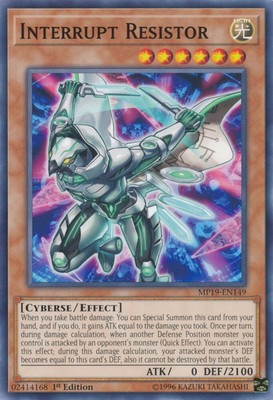 Resistencia De Interrupción MP19-EN149 YuGiOh 2019 Gold