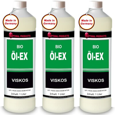Bio ÖL Entferner ÖL-EX 3 X 1 liter ungiftige, biologisch abbaubare Tenside
