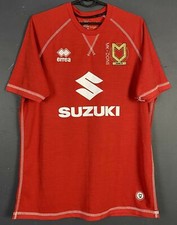 MEN ERREA FC MILTON KEYNES MK DONS 2016/2017 SOCCER FOOTBALL SHIRT JERSEY SIZE M