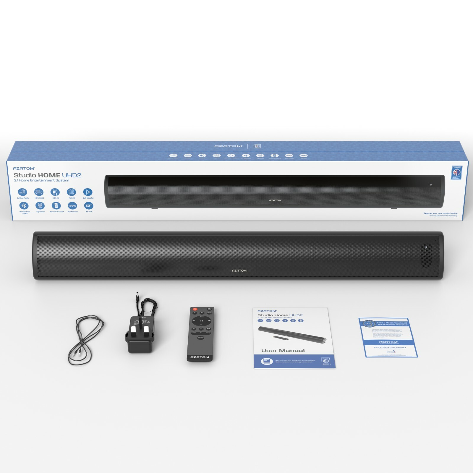 azatom studio uhd2 soundbar