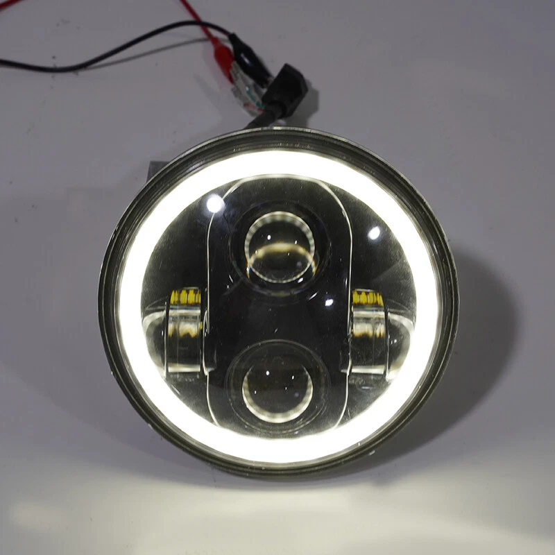 Faro LED redondo de 5-3/4" 5,75" para Yamaha V-Star XVS 650 950 1100 Foto 3 de 4