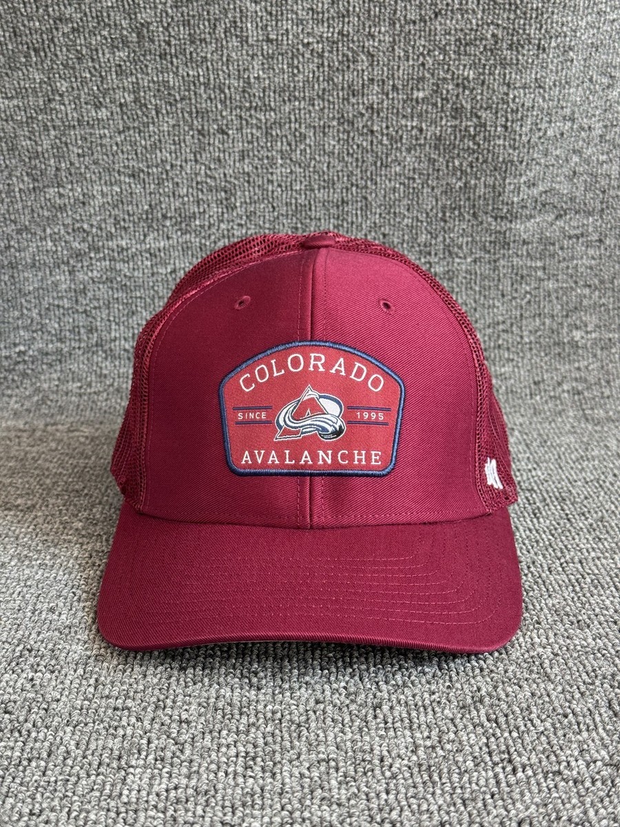 '47 Brand Colorado Avalanche Trucker Snapback Burgundy OSFA NHL Mesh Back Hat