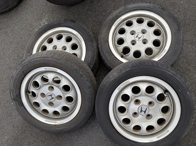 JDM ENKEI 13x4.5J+35/14x5J+45 4×100 Honda PP1 Beat Kei truck Acty