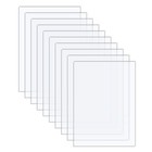 10er Set Acrylglas Platten DIN A4 (29,7 x 21 cm), 1mm Dicke Acrylplatten ultra