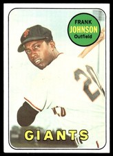 1969 Topps Frank Johnson Rookie San Francisco Giants #227