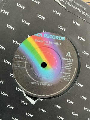 Steppenwolf.  Born to be wild.  The Pusher. . .  .  7  vinyl  1968  . MCA