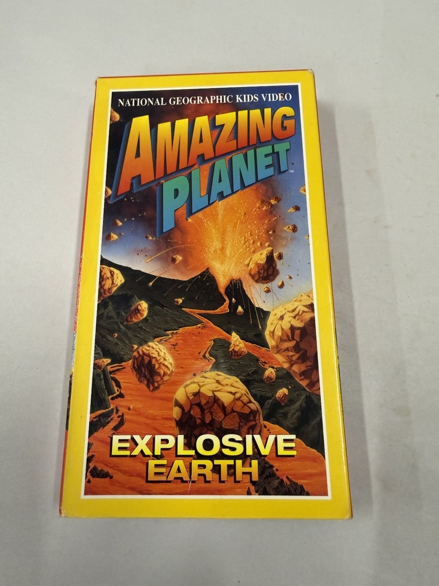 Amazing Planet Explosive Earth VHS 1996 Kids Science Documentary