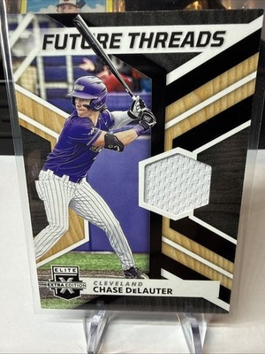 2022 Panini Elite Extra Edition - Future Threads Chase Delauter #FT-CD (MEM, RC)