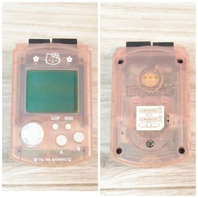 Dreamcast HELLO KITTY PINK HKT-3000 Console set SEGA Retro Game from japan USED