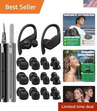 12 Pairs Replacement Ear Tips for Beats Powerbeats Pro/Flex/X Earbuds, Soft S...