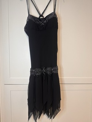 Vtg 90s ASPEED USA Beaded Maxi Dress - Whimsigoth Fairycore Prom Gown Size XXL