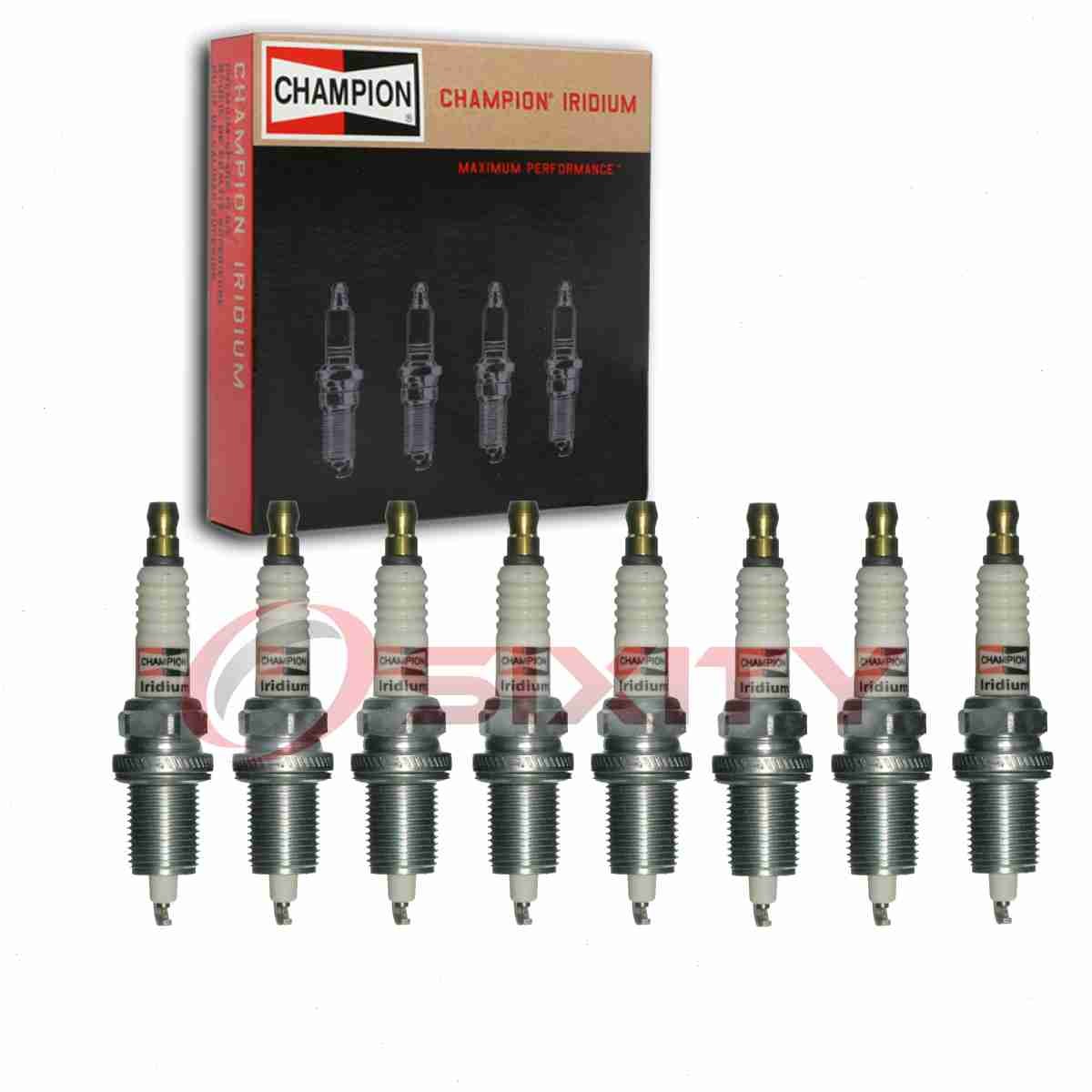 8 pc Champion Iridium Spark Plugs for 1999-2003 Dodge Ram 3500 Van 5.2L 5.9L wz