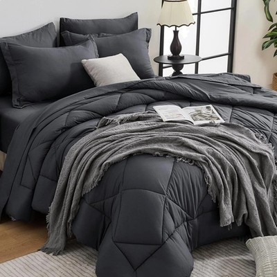 King Comforter Set - 7-Piece All Season Bed in a Bag King, Ultra Soft Bedding...