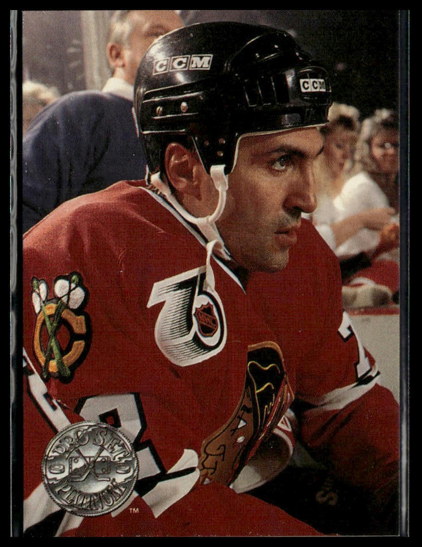 John Tonelli 1991-92 Pro Set Platinum #22 Chicago Blackhawks