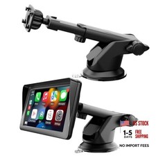 Carplay Screen Mount, Bendable Flexible Dashboard Suction Cup Bracket for
