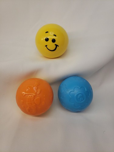 Replacement Balls for Fisher Price Toys Seahorse Flowers Stack & Roll Set Of 3