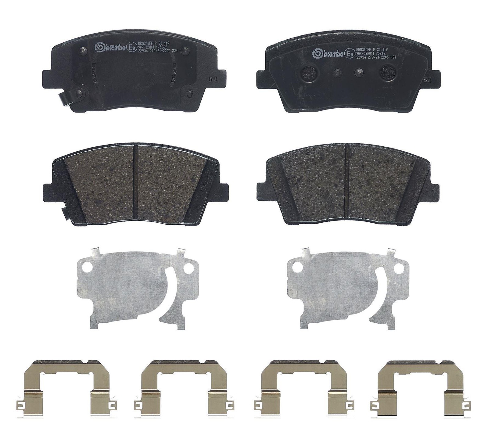 BREMBO P 30 119 Bremsbeläge Vorne für Stinger G70 - Bild 8