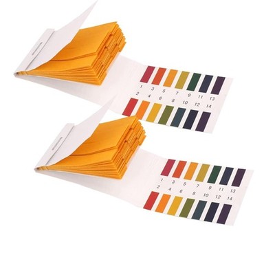 2 Pack pH Test Strips 160 Universal 1-14 Litmus Paper for Water Wine Saliva Soil