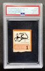 Larry Bird Signed PSA AUTO GEM MT  10 NBA Debut Ticket Boston Celtics Rookie RC