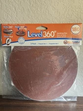 Full Circle SD180-5 180 Grit Aluminum Oxide Hook & Loop Sanding Disc 8.75 in.