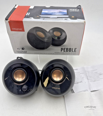 Creative Pebble V2 USB-Powered Desktop Speakers with Far-Field Drivers #MF-1680