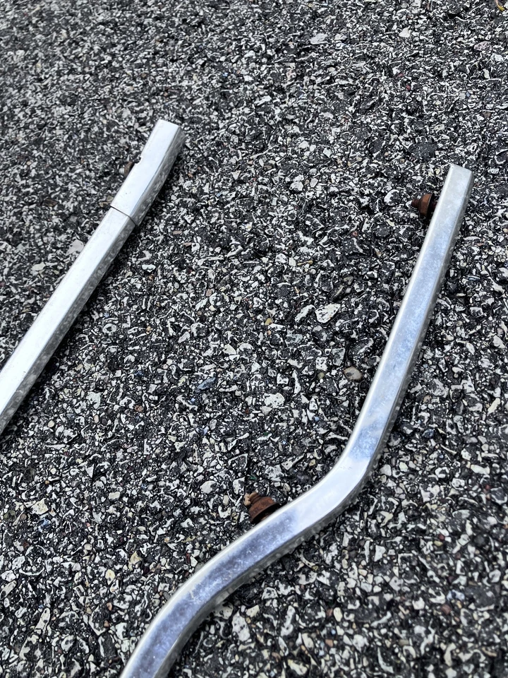 OEM Original 1967 1968 1969 Dodge Dart Hood moldura de labios 3 piezas MOPAR Foto 4 de 4