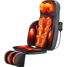 Full Body Massage Seat Cushion - Shoulder/Back/Leg Kneading, Heat  Vibration