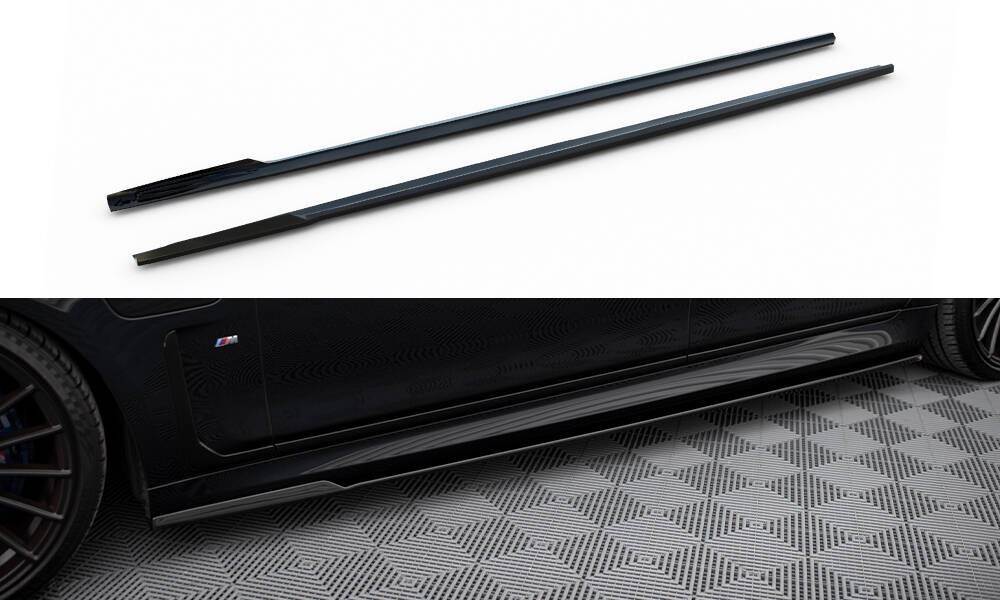 Rajouts bas de caisse BMW 7 Long M-Pack G12 Maxton V.2 pour look sportif