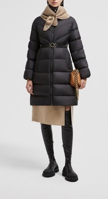 Moncler Brou Lange Daunenjacke Größe 1 UK10