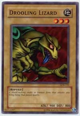 Drooling Lizard - LOB-115 - Common - Unlimited Edition - Moderately Played