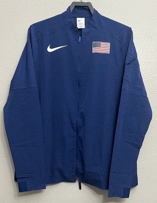 Nike Pro Elite Team USA 2023 Woven Jacket Mens Size XL Tall AO8840 492 XLT New
