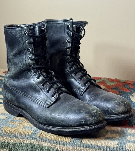 Vintage 1983 Biltrite Men’s Size 11 Leather Boots Military Combat Outdoor USA - Image 1