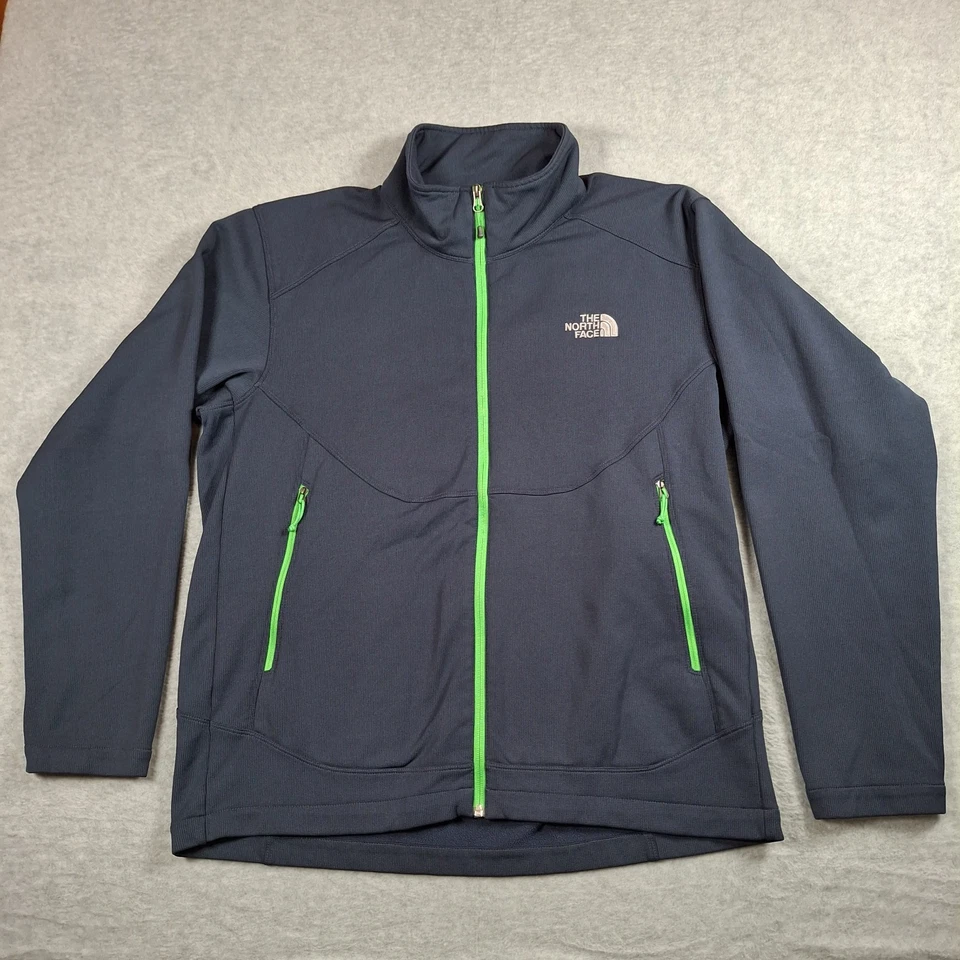 Chaqueta The North Face Fuseform Grid Dolomiti Cremallera Completa Hombres XL Azul Verde Neón Foto 2 de 4