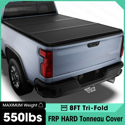 #ad 8FT Hard Tonneau Cover For 2010 2026 Chevy Silverado amp; GMC Sierra 1500 2500 3500 $474.99