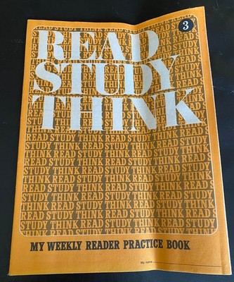 UNUSED 1978  Read Study Think~ My Weekly Reader Practice Book 3