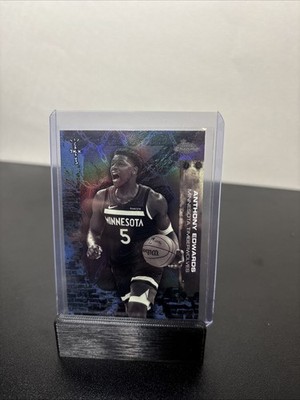 2025 Topps Chrome x Cactus Jack Anthony Edwards #33 Blue Refractor /150