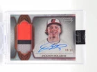 JACKSON HOLLIDAY 2025 TOPPS DYNASTY AUTO GAME-USED PATCH /10 ORIOLES Q4715