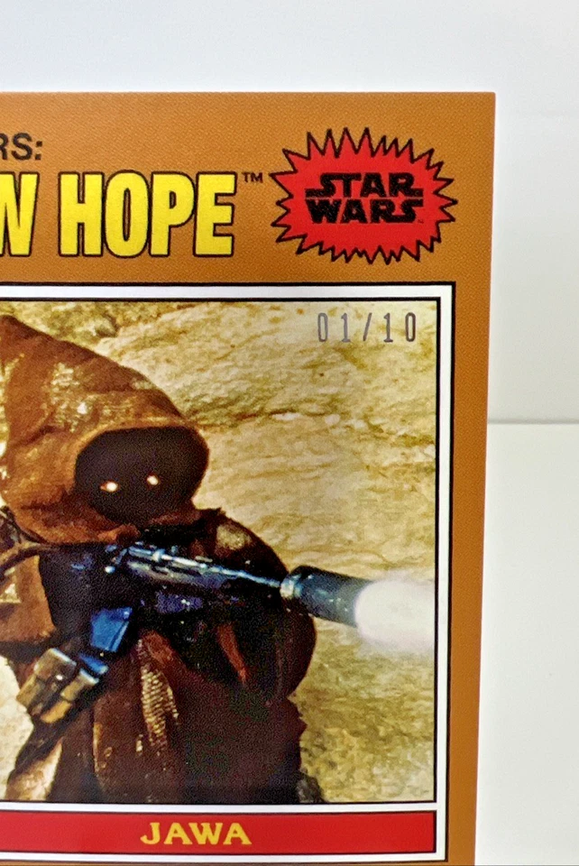 2023 Star Wars Jawa #70 Card Bronze Variation 1/10 Throwback Thursday - Image 3 of 4
