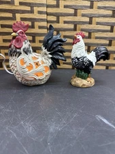Cracker Barrel Rooster Accent Light & Candle