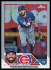 2023 Topps Chrome Base Refractor Dansby Swanson Chicago Cubs #144