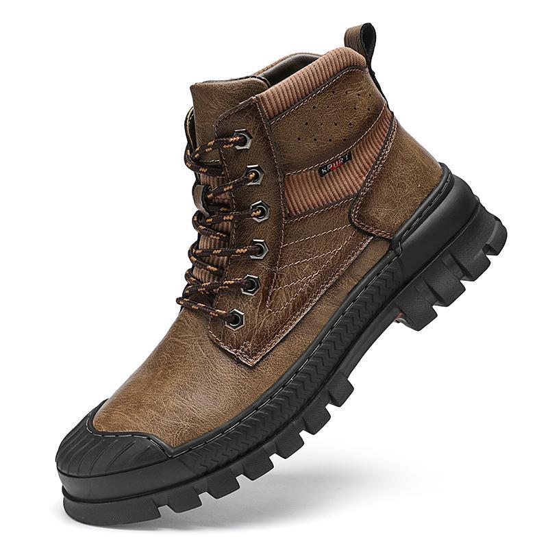 SAOLA Stivaletti stringati uomo sport all'aperto arrampicata invernale tempo libero suola spessa formale